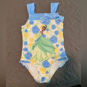 NWOT Disney Store Princess Tiana Swimsuit!! Sz. 5/6 Small… ADORABLE!!!